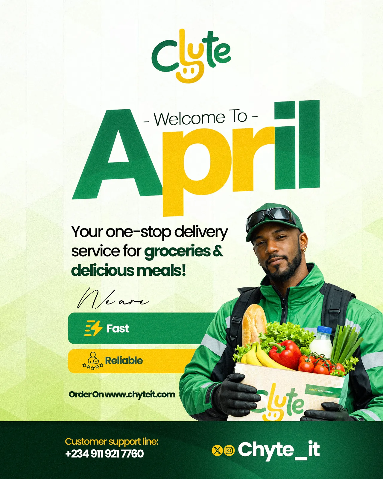 Chyte April new month flyer