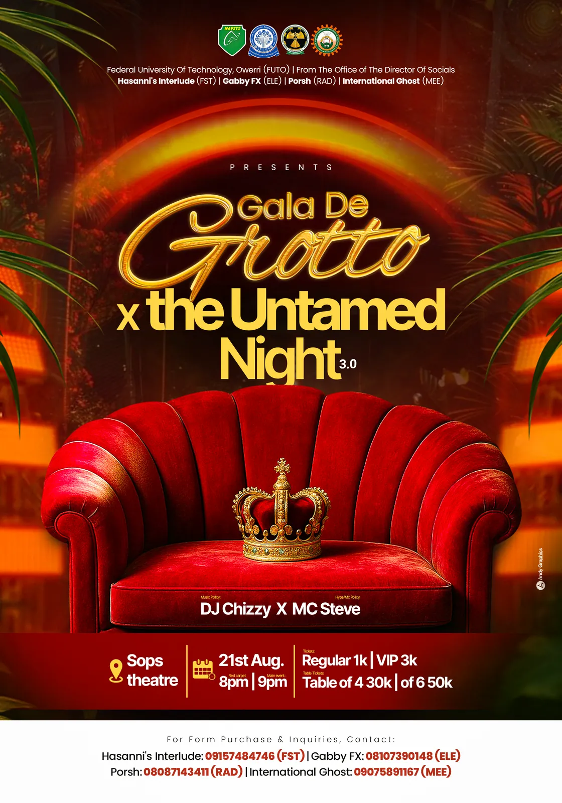 Gala de grotto main flyer