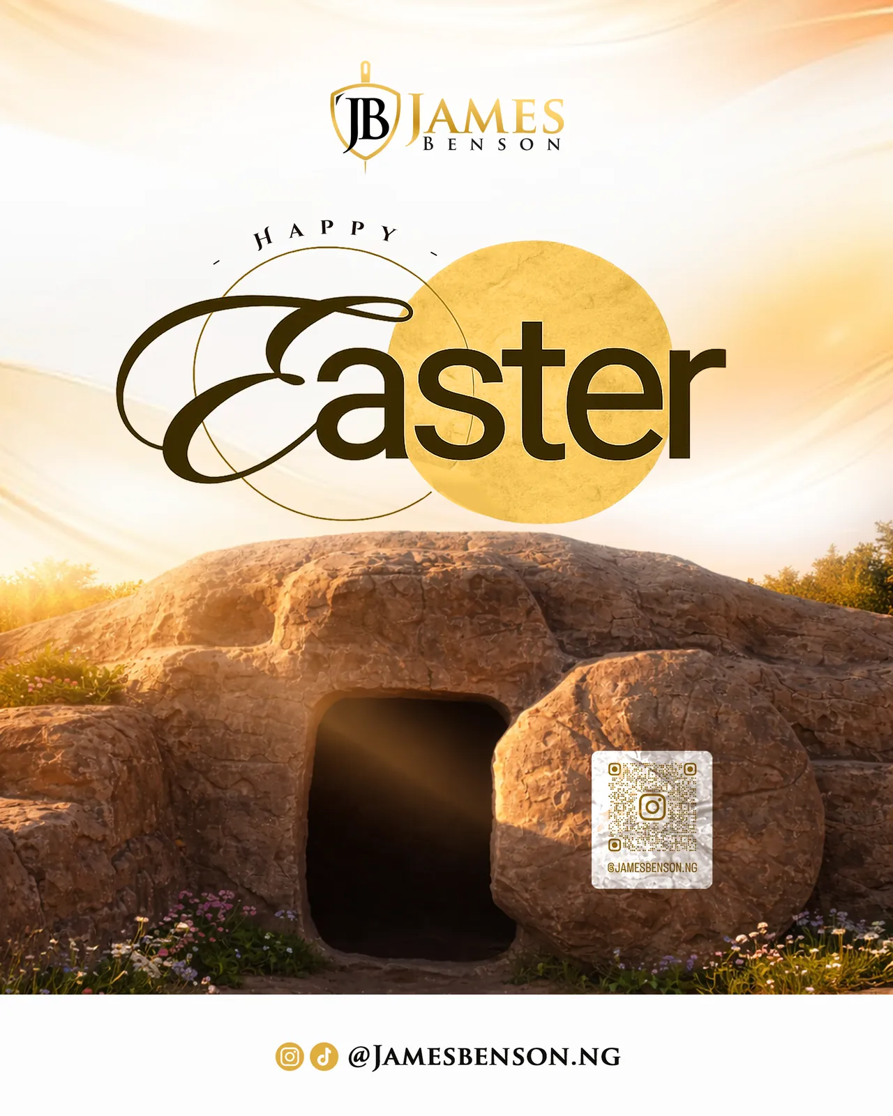 James Benson Easter flyer