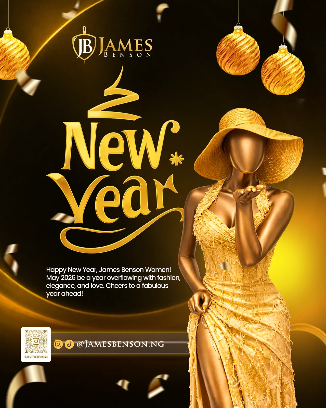 James Benson New year flyer