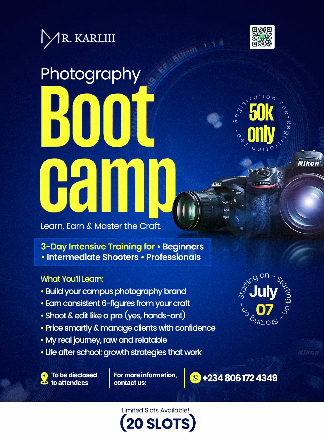 Mr. Karliii Photography bootcamp 3.1