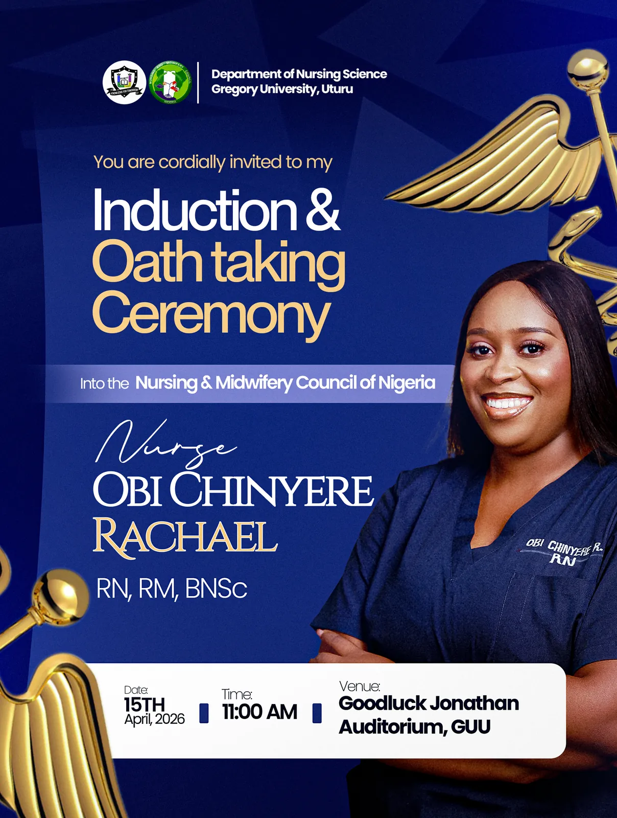 Nurse Chinny induction flyer