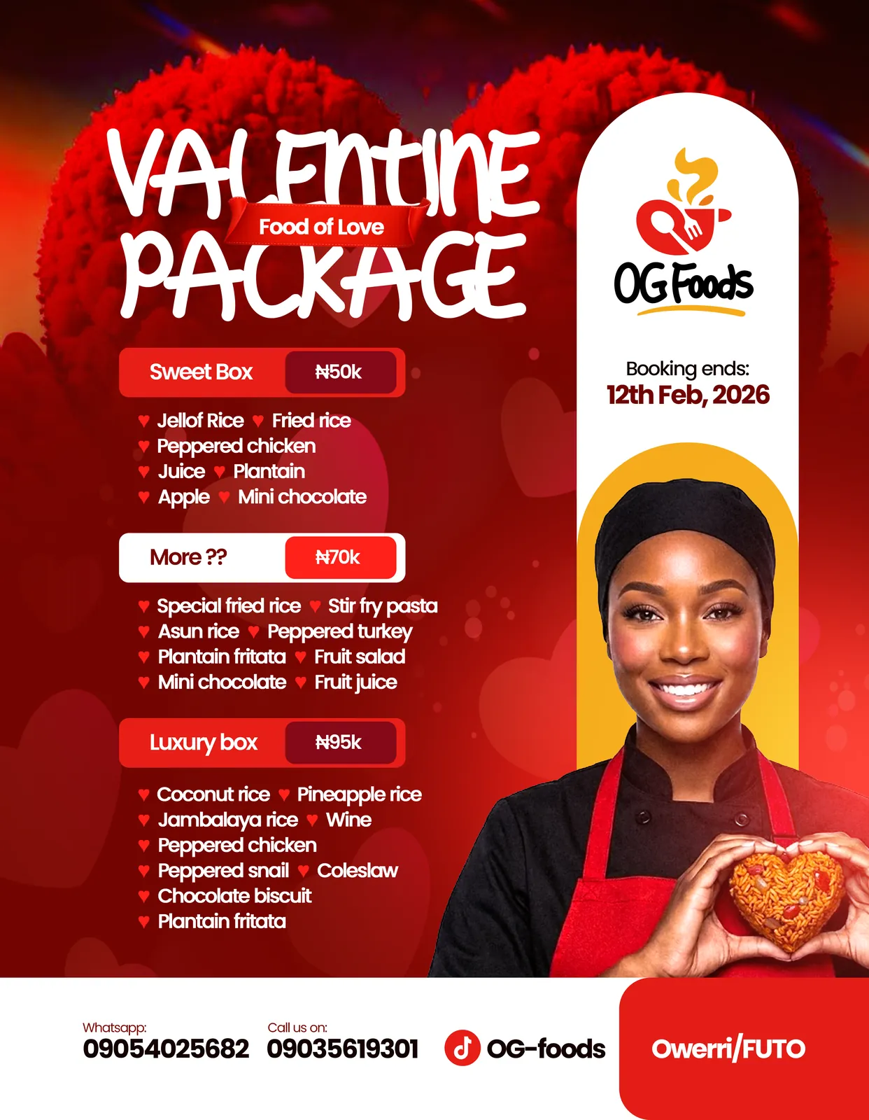 OG Fpods Valentine package flyer