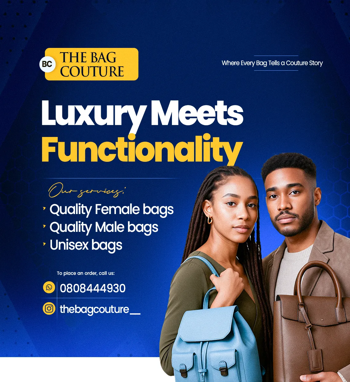 The Bag Couture flyer