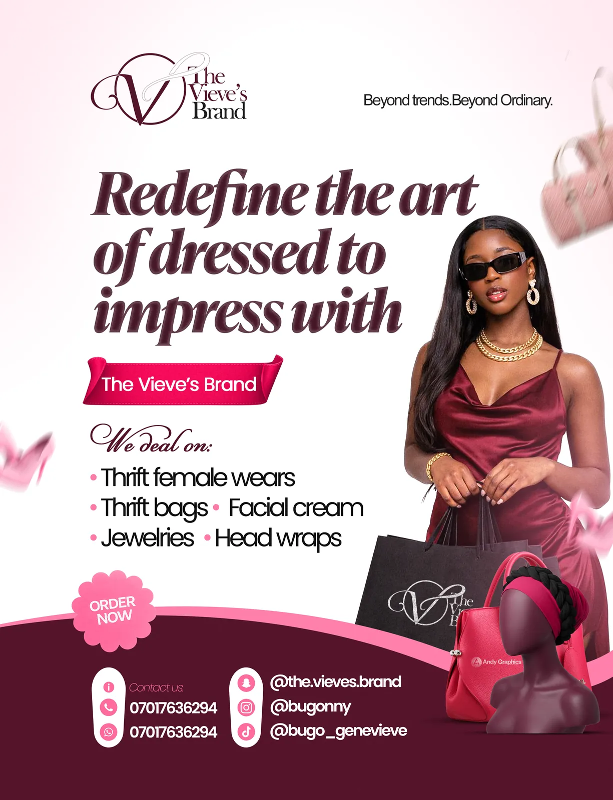 The Vieve_s Brand flyer